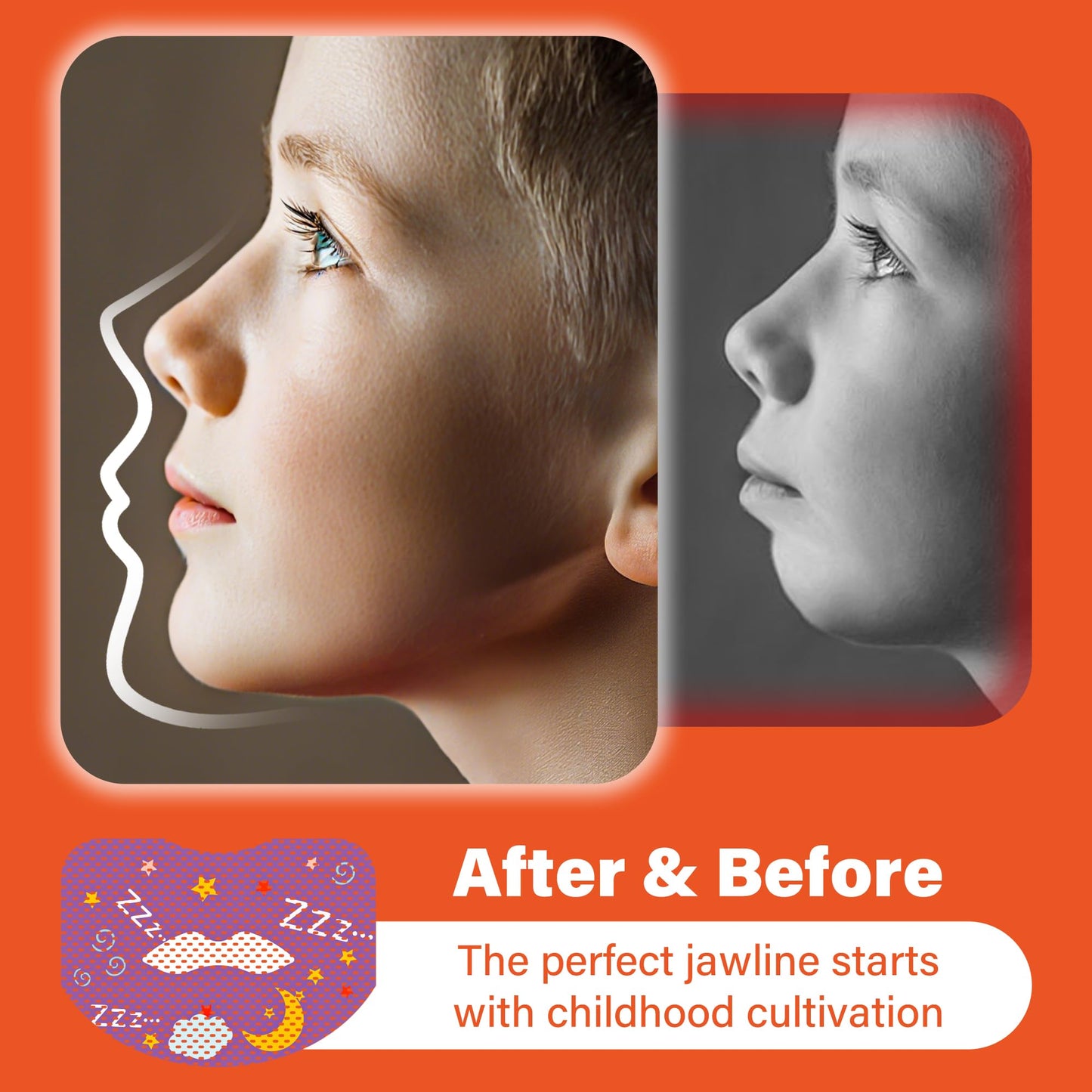 30pcs Mouth Breathing Correction Patch, Children's Closed Mouth Patch, Adult Anti-snoring, Closed Mouth Patch, Improve Mouth Breathing Facial Problems (Small（3-7years）)