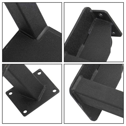 TJHSM 2 Steps Boat Trailer Steps with Handle Replacement for Bass Boats