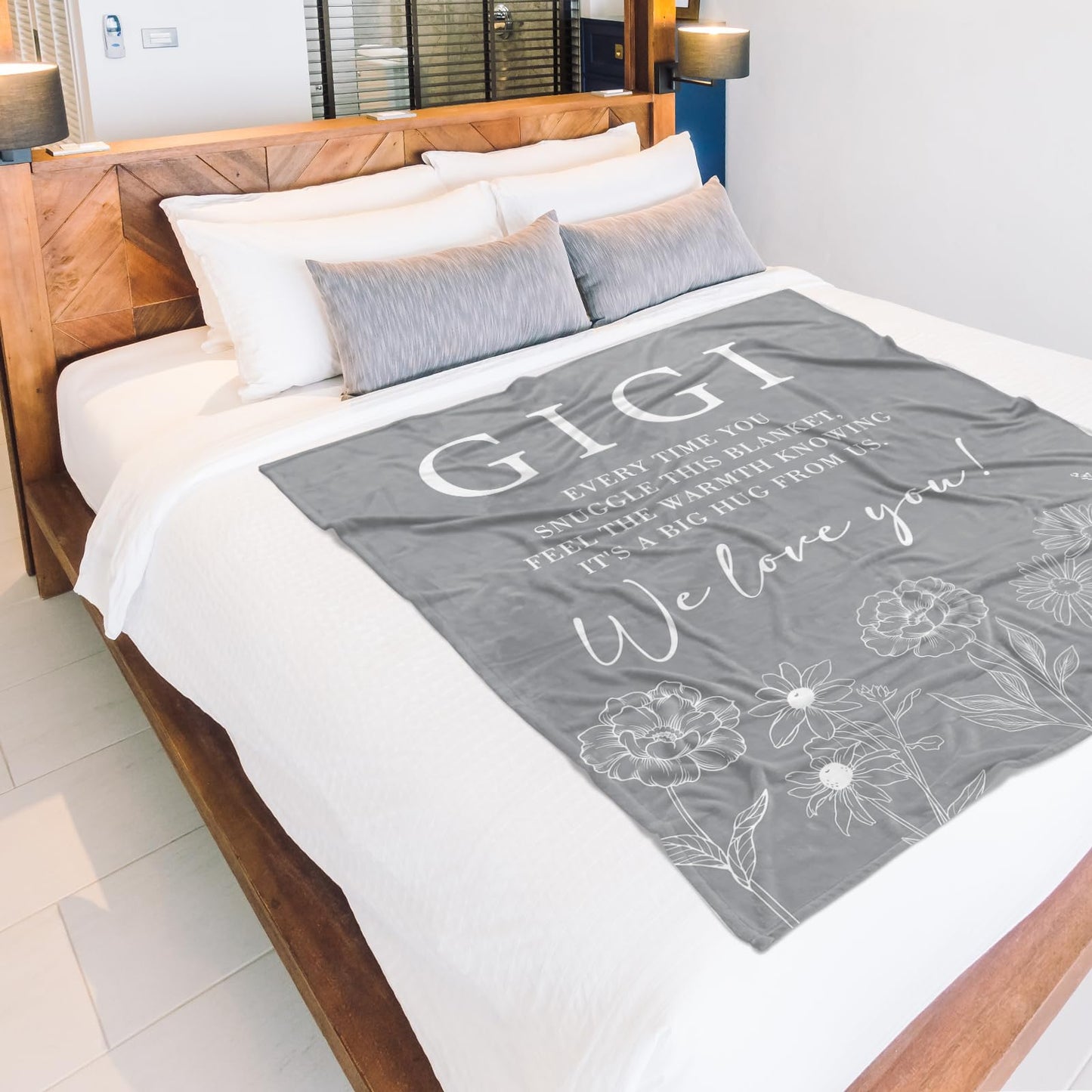 Gigi Gifts for Grandma, Gifts for Gigi Blanket, Grandma Birthday Gift from Grandkids, to My Gigi Blanket 50" x 60"
