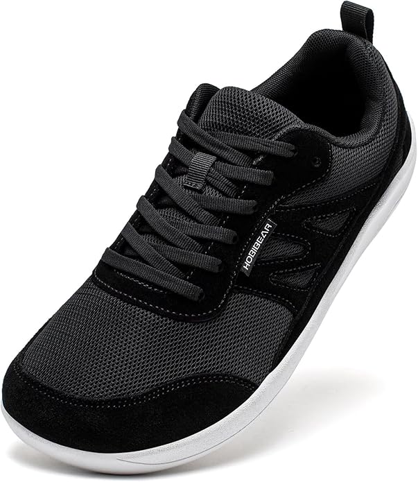 HOBIBEAR Unisex Wide Barefoot Shoes for Men Women Minimalist Athletic Trail Running Outdoor Walking Shoe
