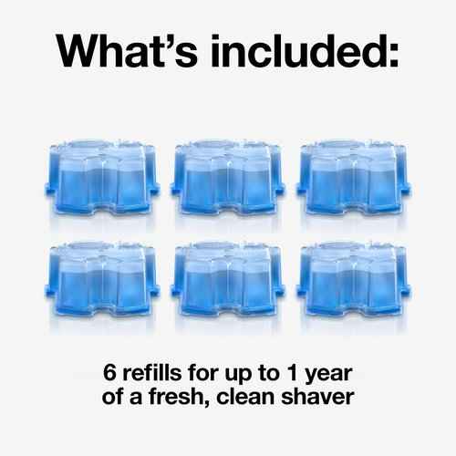 Braun Series 7 70S Electric Shaver Head Replacement Cassette & Braun Clean & Renew Refill Cartridges