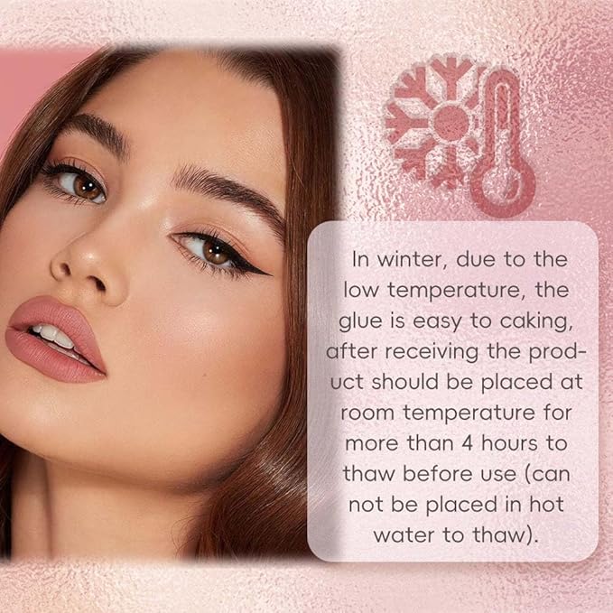 FADLASH Lash Bond and Seal Waterproof 12ml Cluster Lash Glue for Eyelash Clusters Strong Hold Eyelash Glue Long Lasting