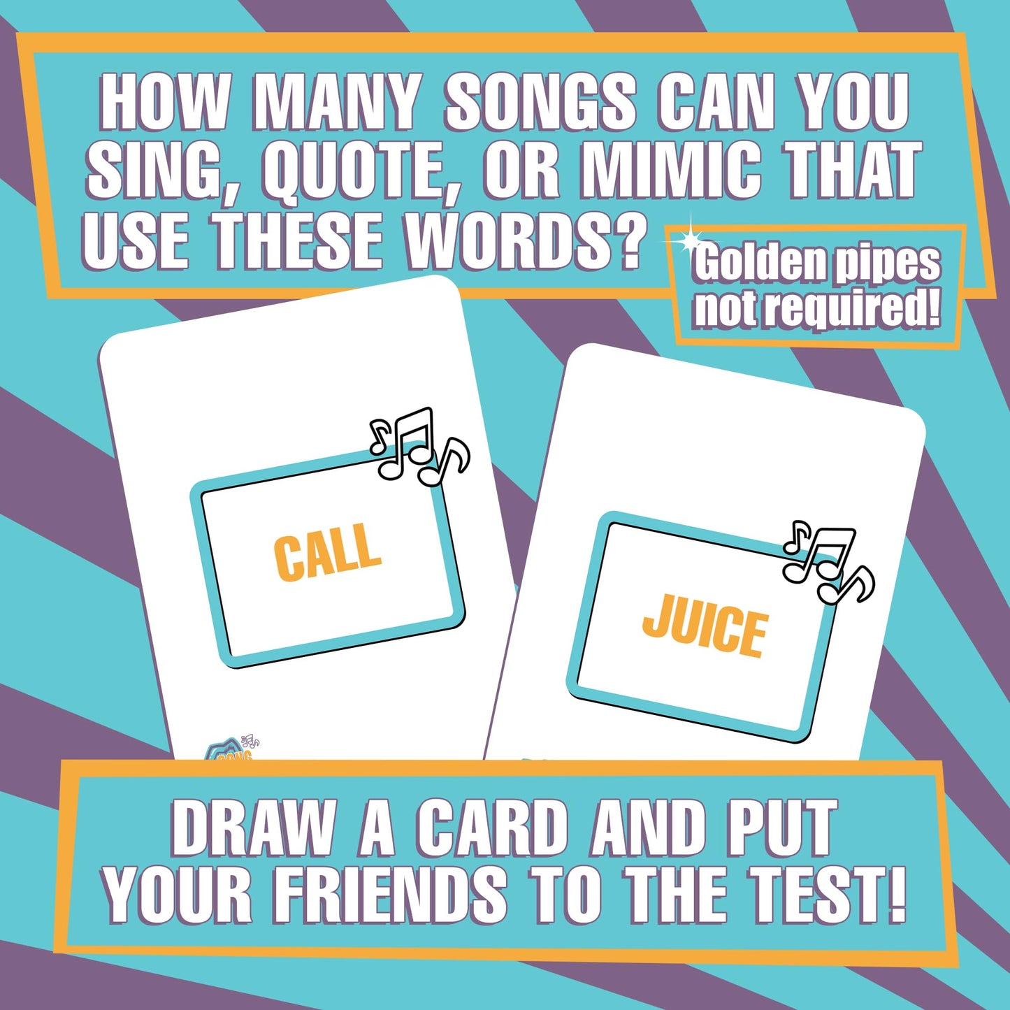 Doin' The Most - Song Survivor: The Ultimate Party Card Game for Music Lovers. Portable Games to Sing, Mimic & Win Your Fun Game Night. Ages 13+