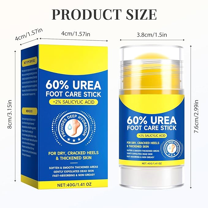 Hydrating and Anti-Cracking Foot Cream, 2025 Moisturising and Relieves Cracking and Dryness Foot Cream, Hand and Foot Repair Cream for Women & Men Callused, Feet, Knee, Elbow, Hand (BU-3PCS, #01)