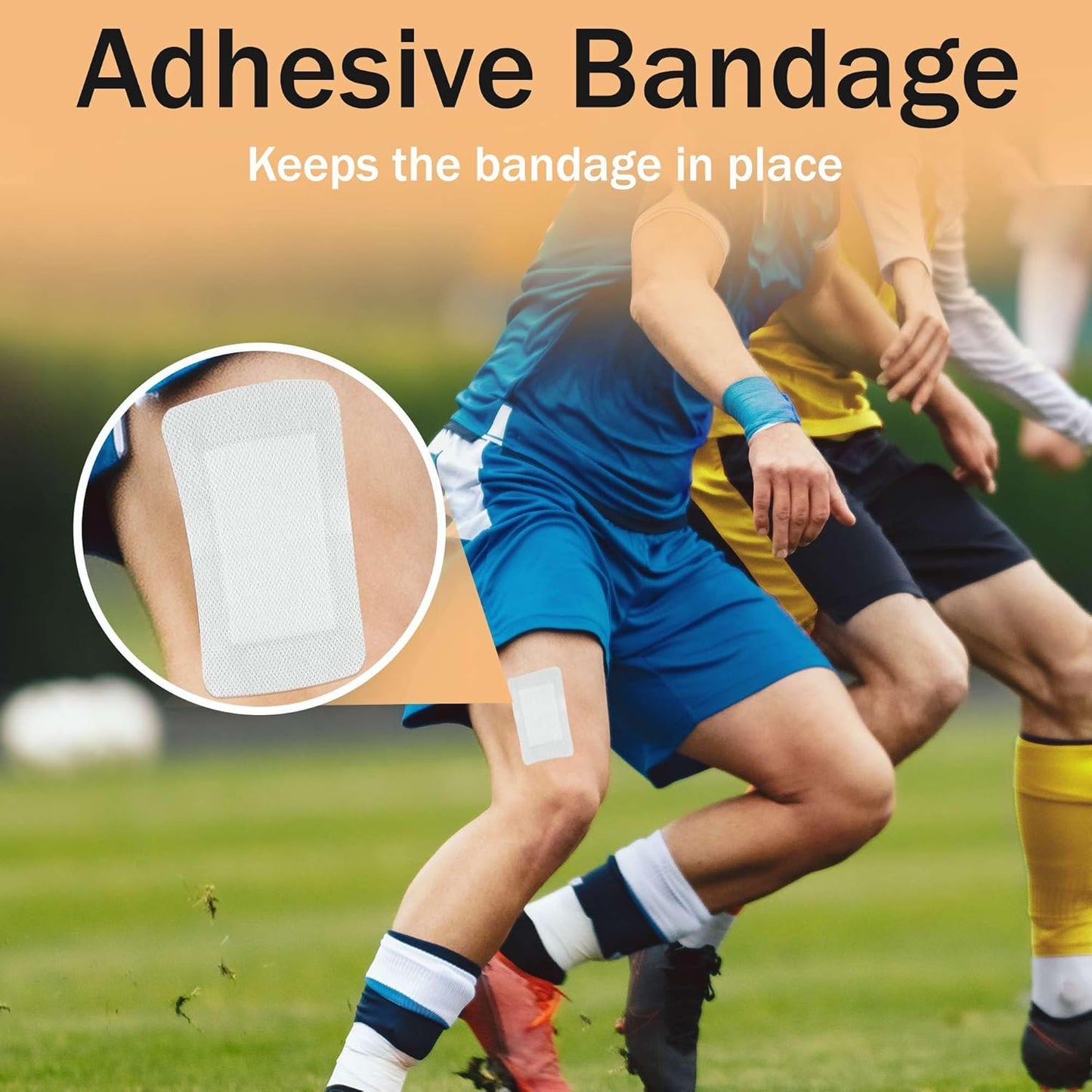 Bordered Gauze Island Dressing 4x10-25 Large Adhesive Bandages for Wound Protection - Good for Hospitals, Medical Facilities, First Aid Kits, and More