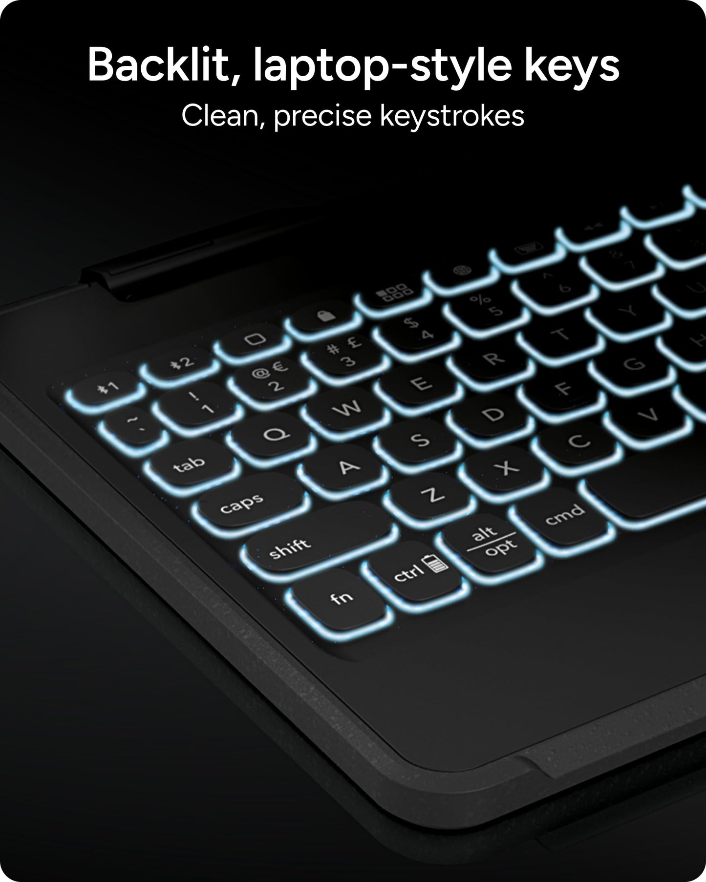 Zagg Rugged Book Detachable Case And Magnetic-Hinged Keyboard For Ipad Air, Ipad Air 2, Ipad 9.7, Ipad 9.7 Pro - Multi-Device Bl