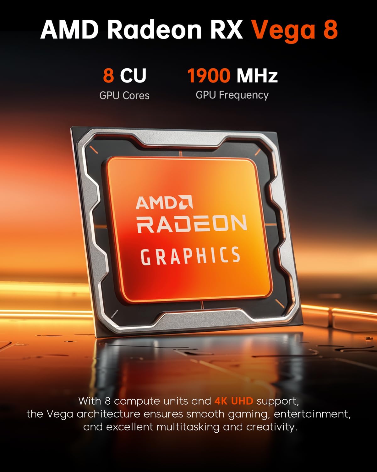 Acemagician Kron Mini K1 Mini Pc, Ryzen 7 5825U, 32Gb Ddr4 512Gb Ssd Mini Computers (8C/16T, Up To 4.5Ghz),4K Triple Display Des