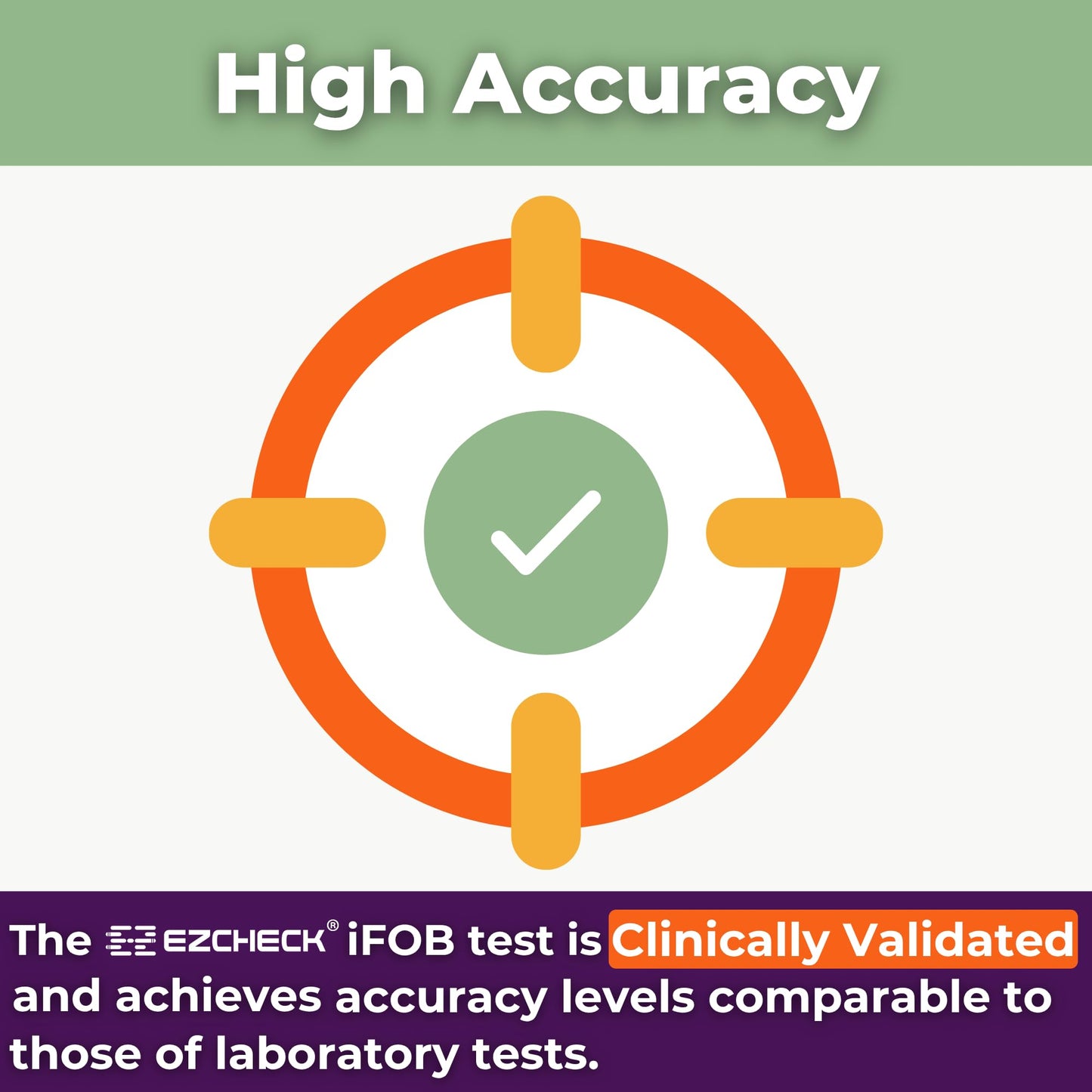 EZCHECK® at-Home iFOB Test (2 Tests) Immunochemical Fecal Occult Blood Test (FIT) for Colon Health Screening, Colon Cancer Screening, Colorectal Cancer Screening, Colon Disease Test