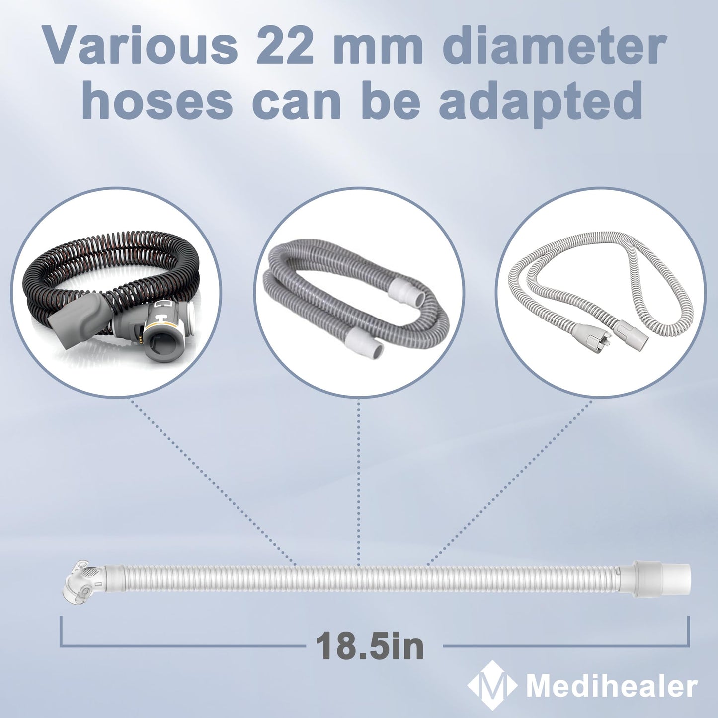 Replacement Frame Assembly for AirFit P10,Quick-Release Design Frame and Short Tube Assembly,Great Value CPAP Supplies by Medihealer(No Cushion)
