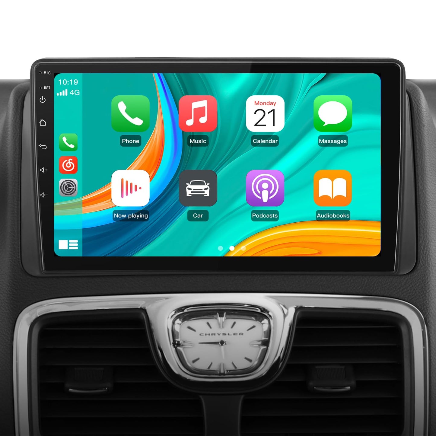 Car Radio Stereo For Dodge Grand Caravan 2008-2020 Chrysler Town & Country 2011-2016 With Carplay Android Auto