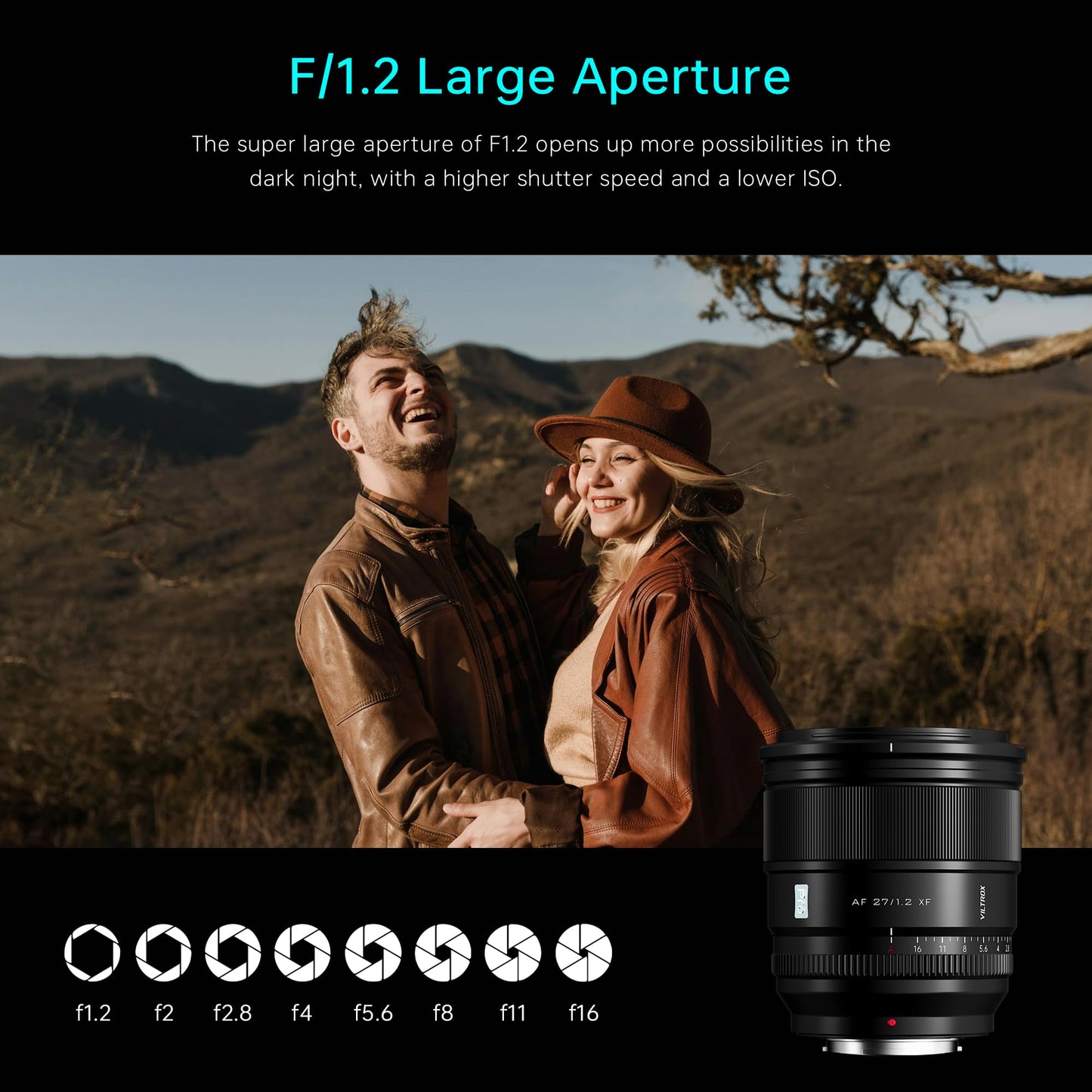 VILTROX 27mm F1.2 Pro Level XF Fuji Autofocus Lens f/1.2 Large Aperture APS-C Lens Compatible with Fuji X-Mount Mirrorless Cameras XH2S XH2 XT5 XT4 XT3 XS20 XT30 II XT200