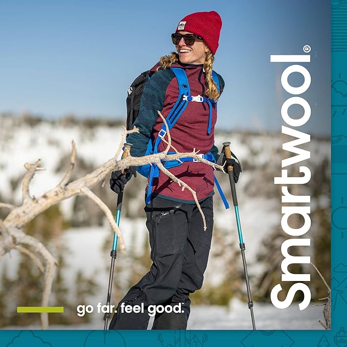 Smartwool Merino Gloves, Breathable Merino Wool Touchscreen Compatible For Men and Women