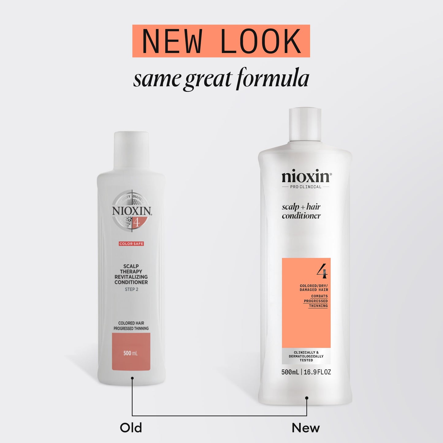 Nioxin System 4 Scalp + Hair Conditioner - Hair Thickening Conditioner for Damaged Hair with Progressed Thinning, 16.9 fl oz (Pa