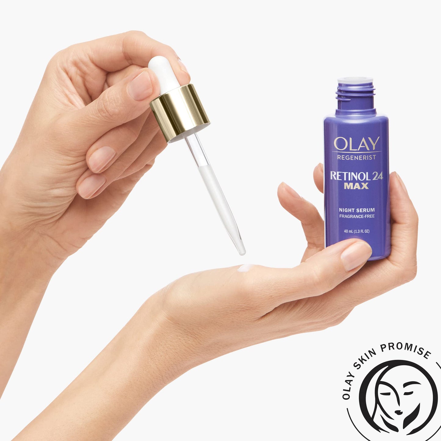 Olay Wrinkle Correction Serum with Vitamin B3+ Collagen Peptides, 1.3 fl oz