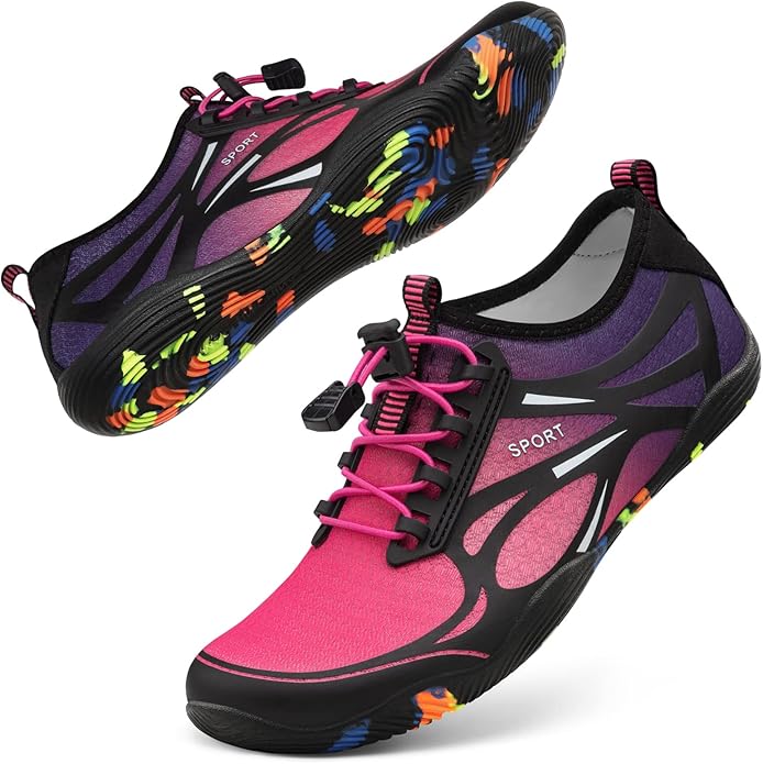 ATHMILE Water Shoes for Men Women River Shoes Adult Swim Beach Lake Pool Aqua Socks Barefoot Quick Dry for Hiking Surfing ...