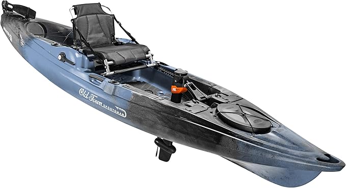 Old Town Sportsman BigWater PDL 132 Solo Angler Sit-on-Top Pedal Fishing Kayak, 13ft