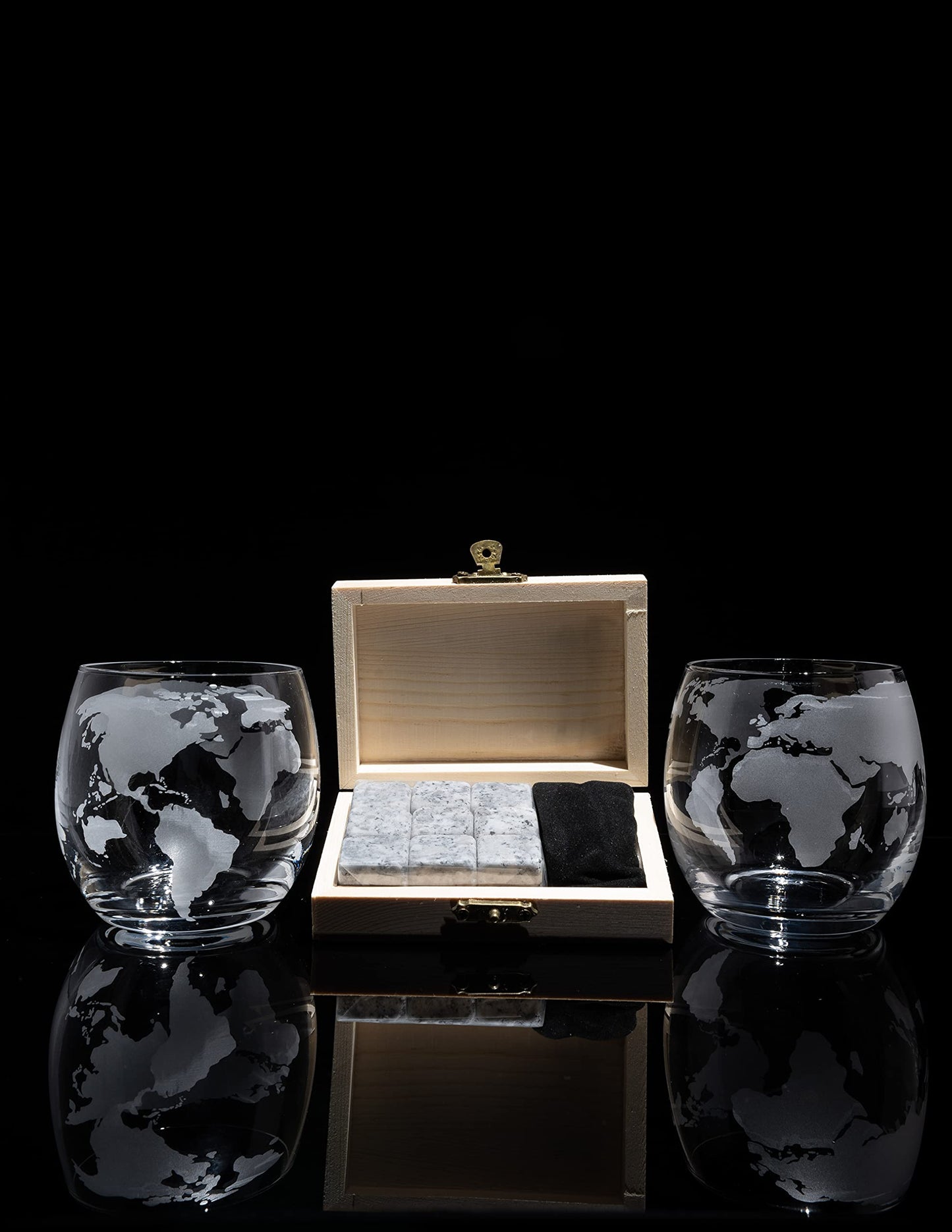 Gifts for Men Dad, Whiskey Decanter Globe Set with Ball & Glasses, Anniversary Birthday Gifts for Him Husband Boyfriend Brother, Unique Valentine Day Gifts for Bourbon Scotch Liquor Vodka, Cool Stuff