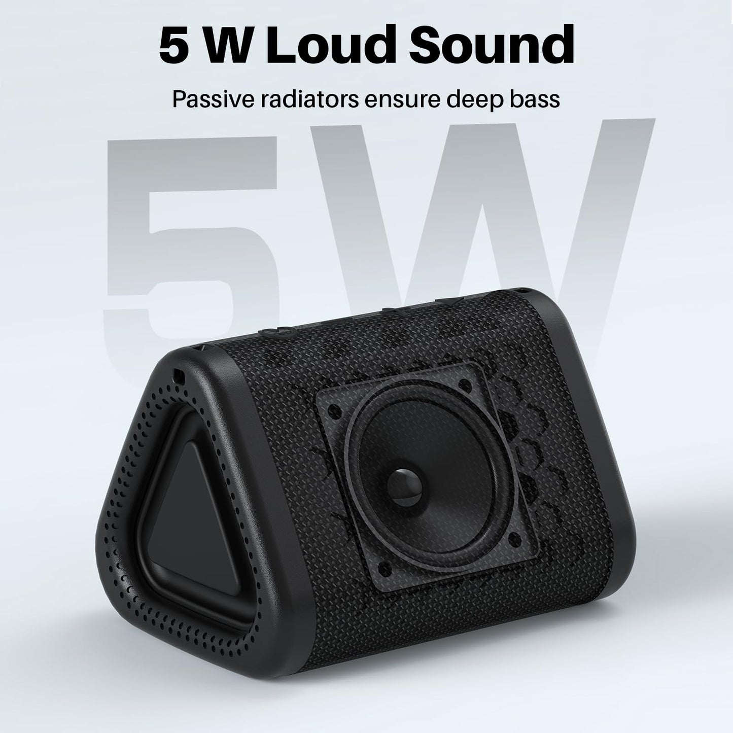 Bobtot Portable Bluetooth Speaker Wireless, Ipx7 Small Shower Speaker Waterproof, 15H Playing Time, Loud And Stereo Sound With B