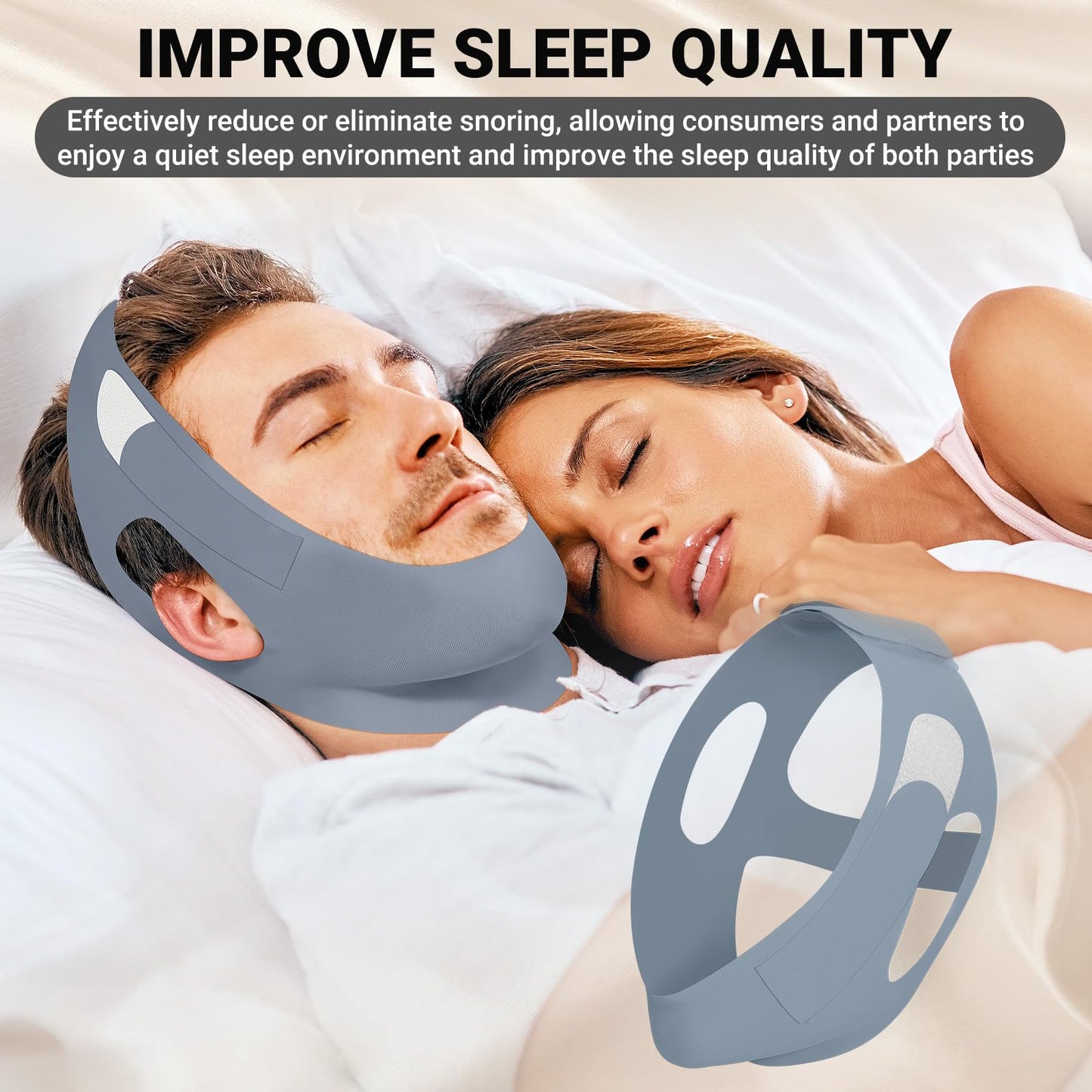Chin StrapComfortable for Sleeping Adults Snore Stopper