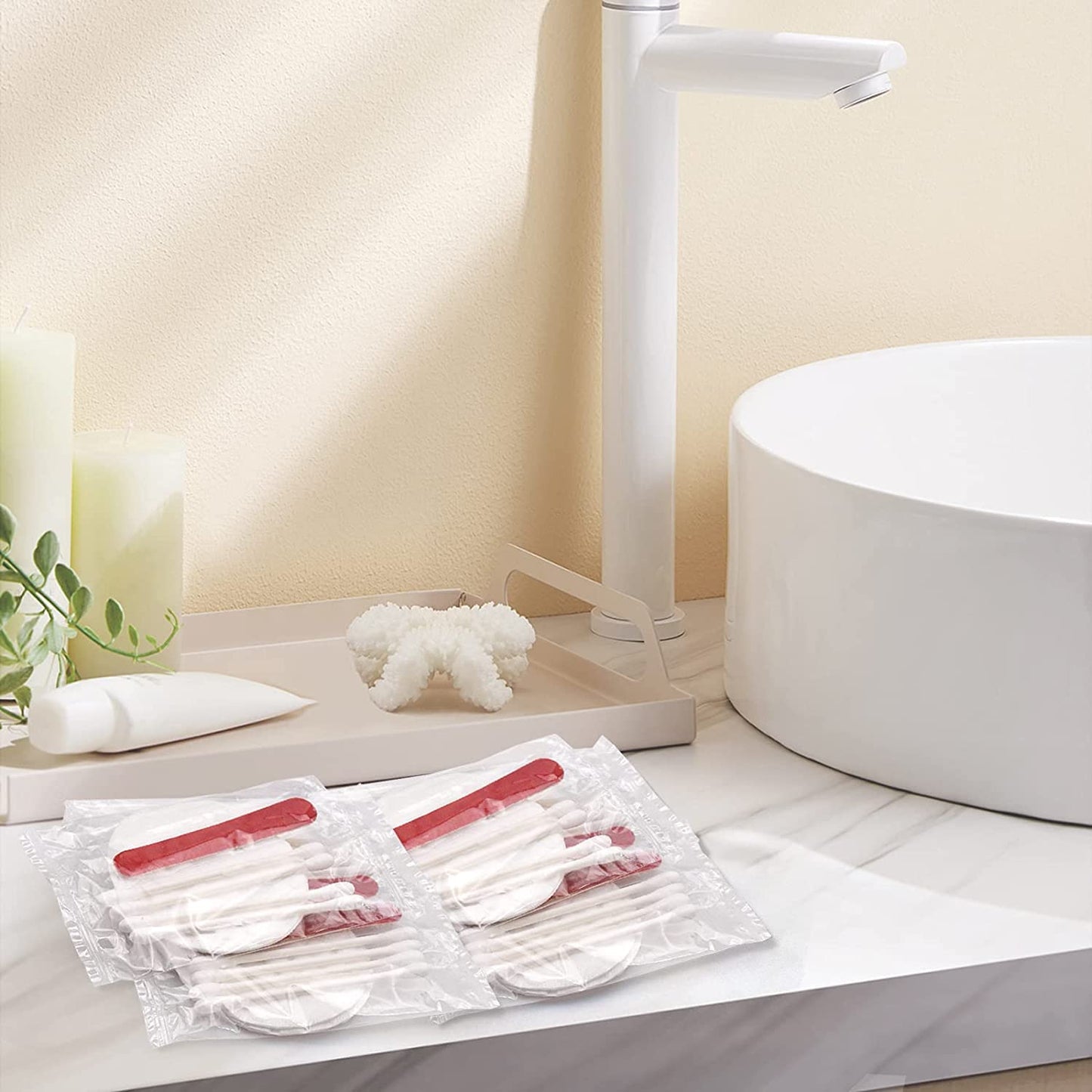 50 Pack Hotel Vanity Kit Individually Wrapped, Bulk Hotel Amenities Kit, Hotel Hospitality Set, Hygiene Products Include Cosmeti