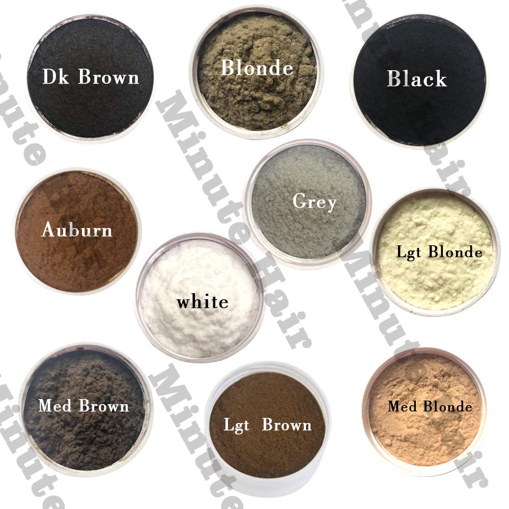 Hair Building Fibers Light Brown 57 Grams (2 oz) Minute Hair Refill Hair Loss Concealer That You Can Use for Your Bottles From Competitors Like Toppik, Xfusion (Light Brown)