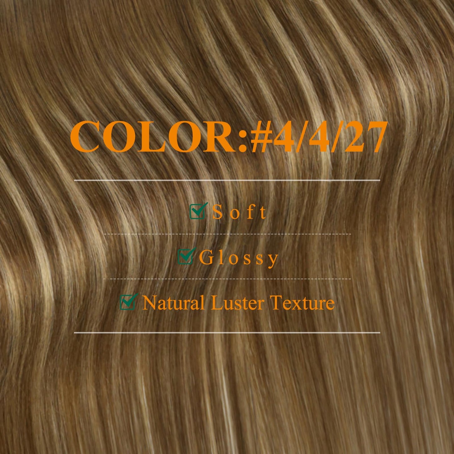 Easyouth Long Tape in Hair Extensions Balayage Brown Tape ins Human Hair Extensions Brown Ombre Caramel Blonde Tapes in Extensio