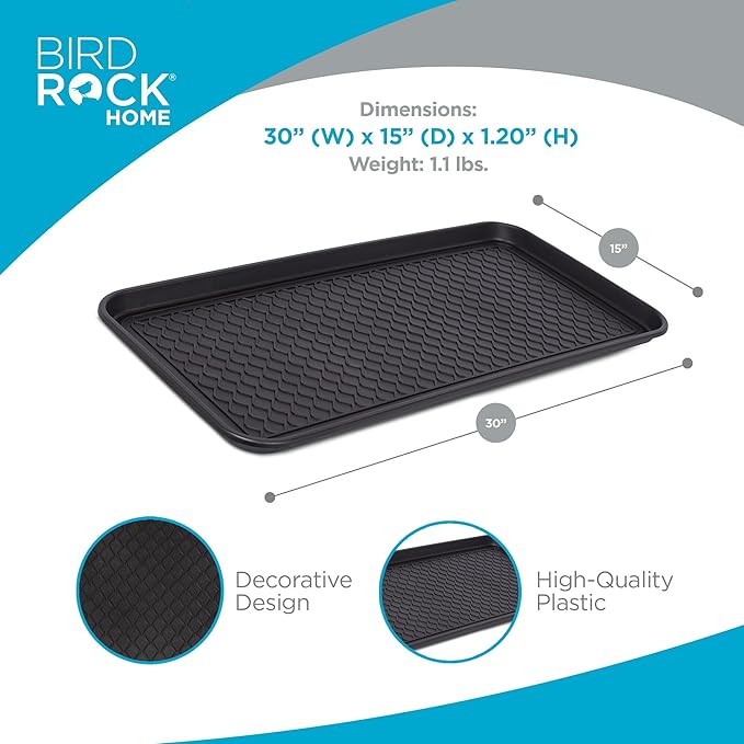 Internet’s Best Waterproof Multi-Purpose Polypropylene Tray, 30-Inch-by-15-Inch, Rectangle