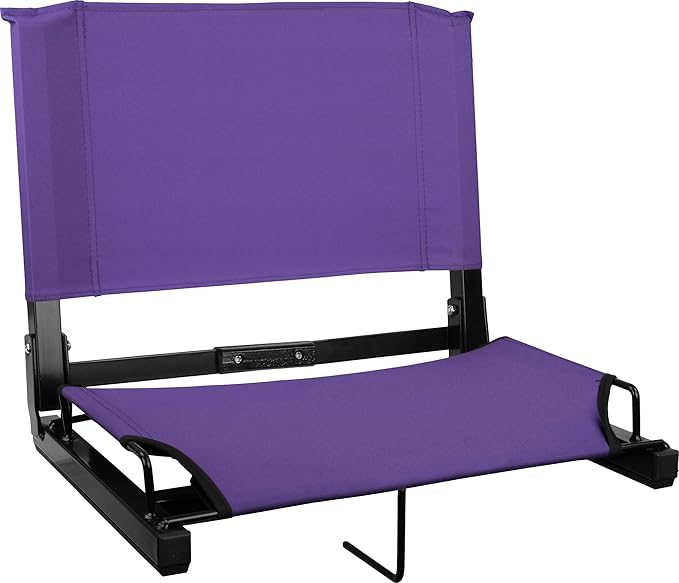 Sports Unlimited - Bleacher Chairs with Back and Cushion - Stadium Seats with Back Support Wide and Regular, Stadium Chair