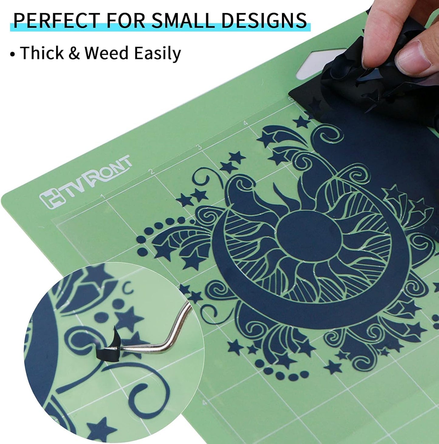 HTVRONT Auto Heat Press Machine for T Shirts - 15x15，52 Pcs Heat Press Accessories & 15"x15" Heat Press Mat for Cricut，12" x 20ft Black & White Heat Transfer Vinyl