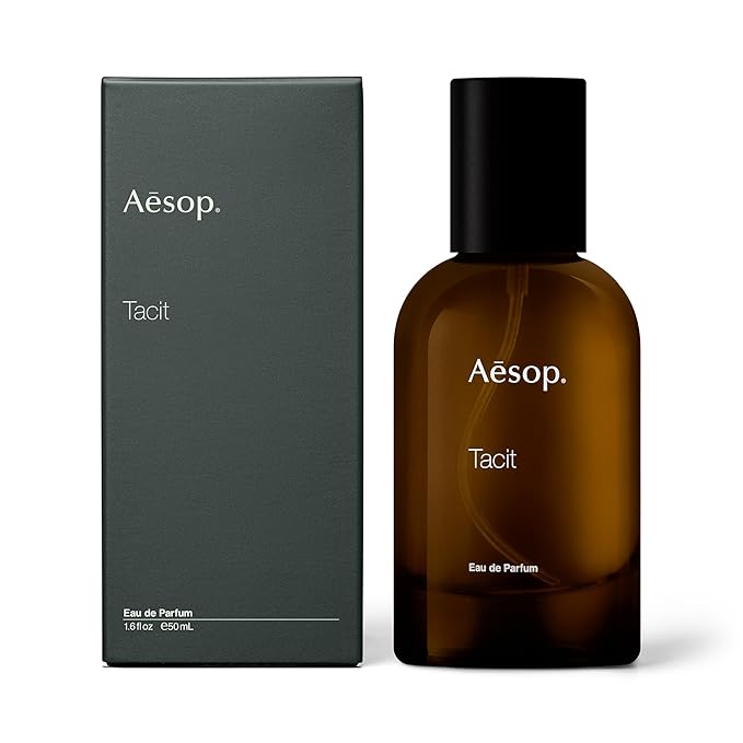 Aesop Tacit Eau de Parfum | Yuzu, Vetiver, and Basil Scent | Fresh Citrus and Green Aroma | Unisex | 1.6 fl oz