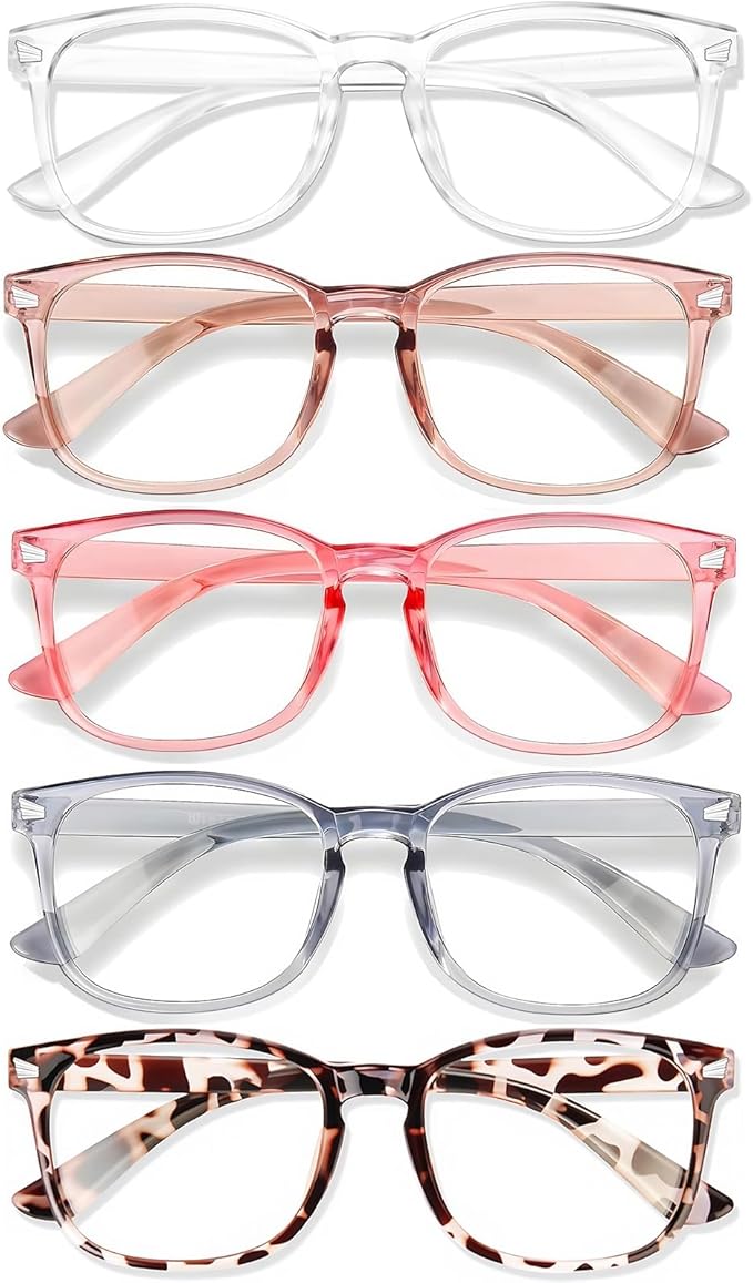 WINTOO Blue Light Glasses for Woman Men | 99% Blue Light Blocking Glasses for Computer Gaming TV Phone Screen Square Frame...