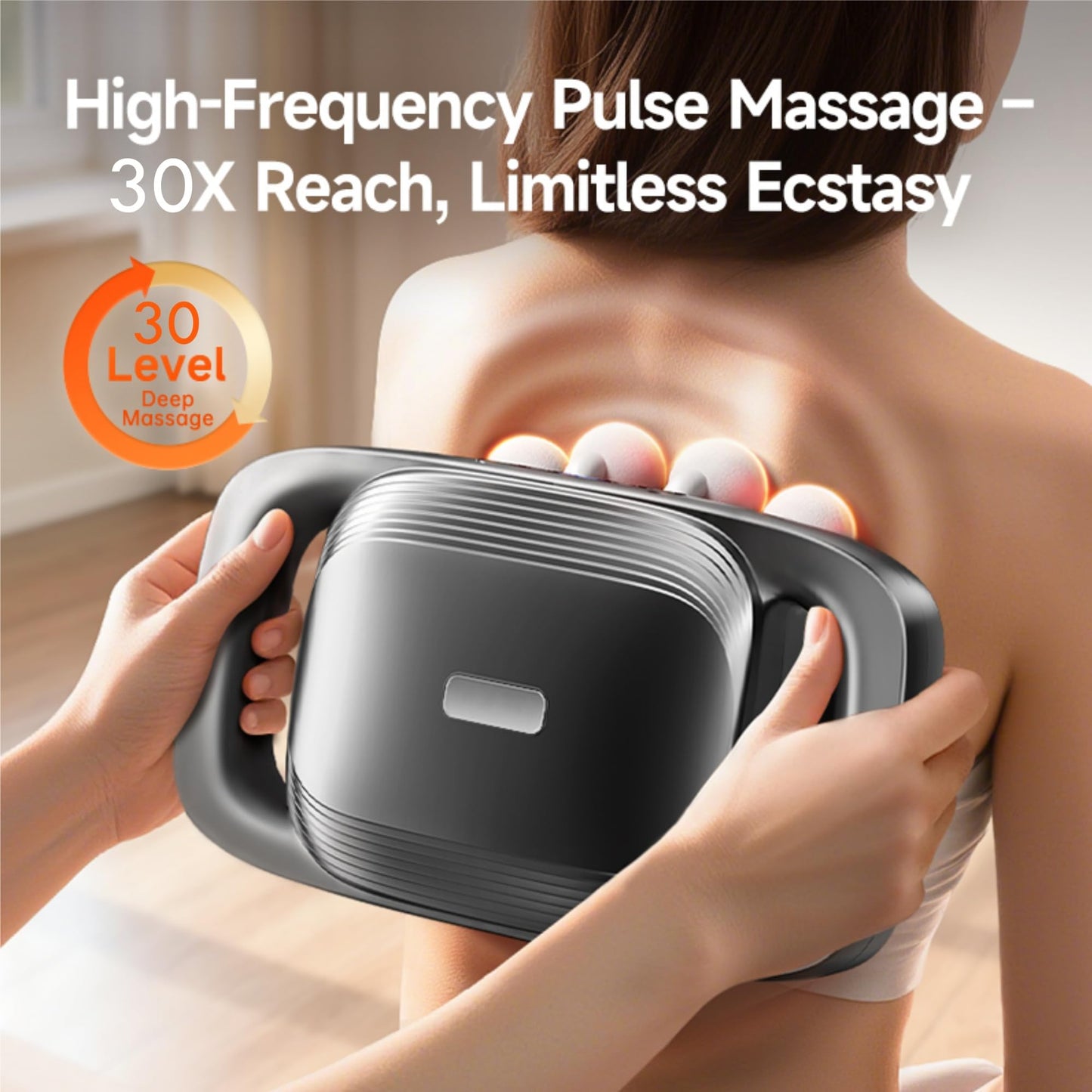 Stellamist 16 Head Massage Gun Set, Deep Tissue Percussion Massager with 3 Modes & 30 Levels, Muscle Massager Pain Relief, Percussion Massage Gun