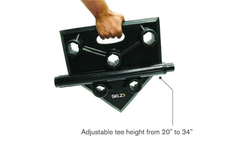 SKLZ 5-Position Tee and Impact Practice Balls 12 Pack Bundle, A Comprehensive Training Kit That Can Help You Improve Your Batting Skills.