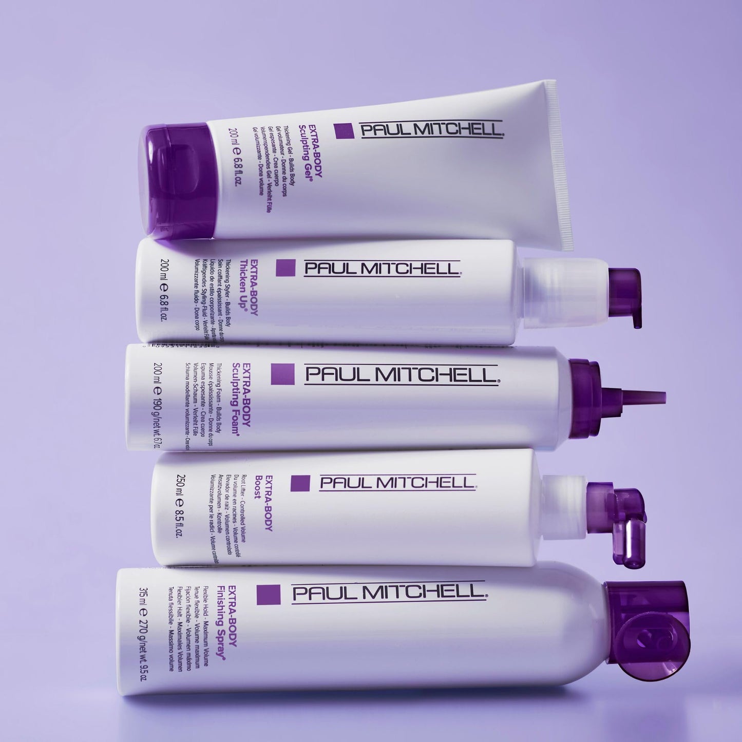 Paul Mitchell Extra-Body Finishing Spray, Flexible Hold, Maximum Volume, For Fine Hair, 9.5 oz.