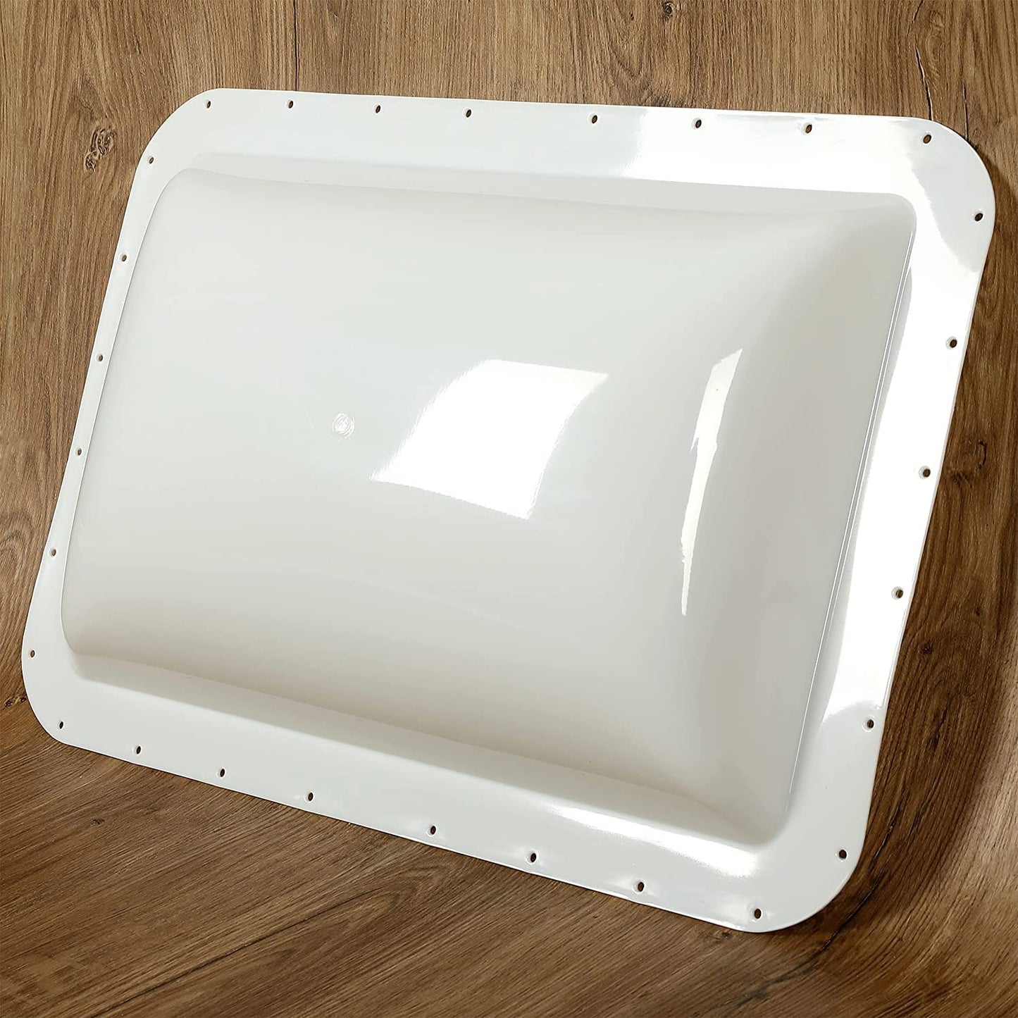 HECASA RV Skylight Replacement, 18" x 26" Camper RV Skylight Cover Fit 14" x 22" Shower Roof Openings for Camper Food Truck Motorhome Travel Trailer White