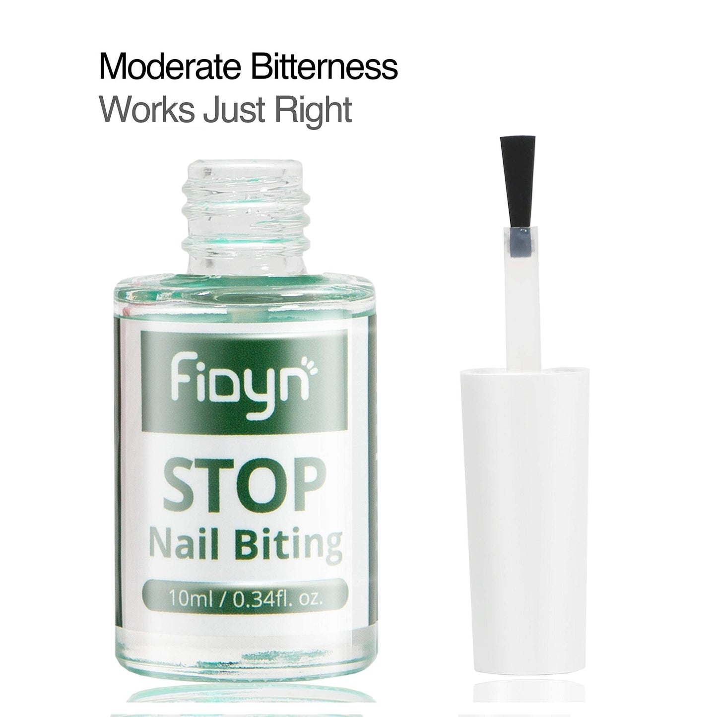Fidyn No Bite Nail Polish, Nail Biting Treatment with Bitter Polish to Help Quit Nail Biting For Life and Also Help Stop Thumb S