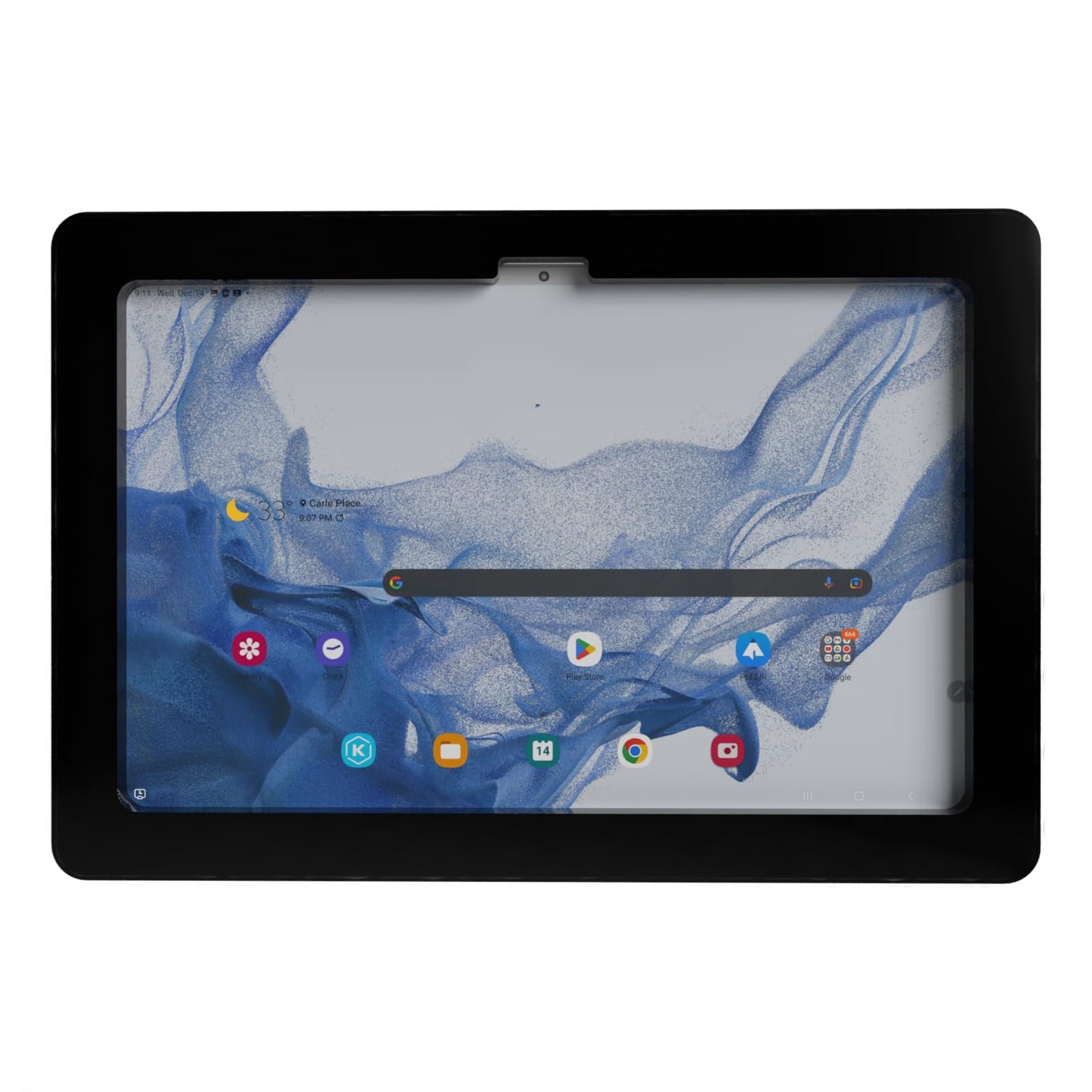 TABcare Security Anti-Theft Acrylic VESA Enclosure for Samsung Galaxy TAB A9+ 11 with Wall Mount Kit (Black  TAB A9+ 11)-New