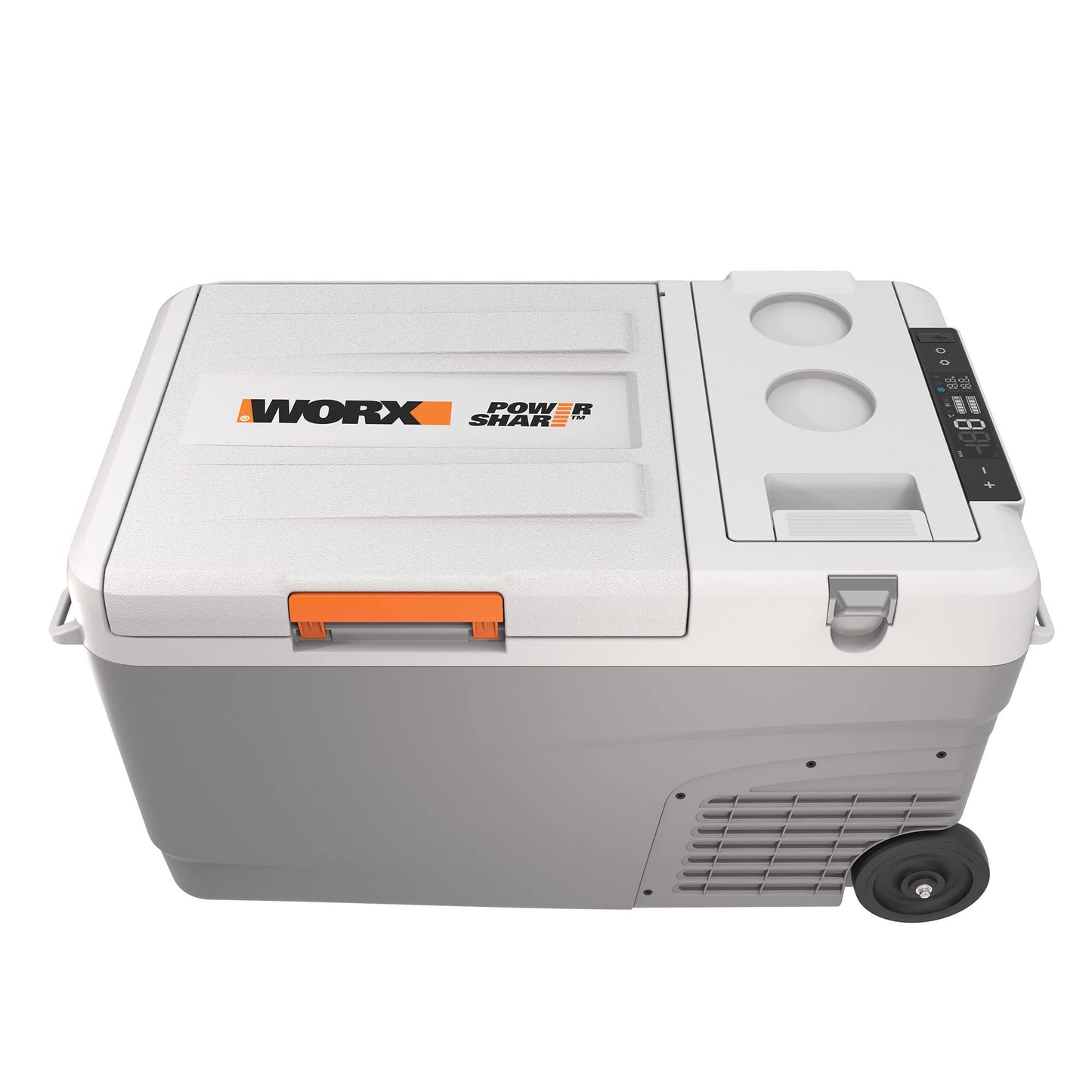 Worx 20V Mini Refrigerator 24 Qt, Portable Electric Cooler, Car Cooler Fridge for Truck RV Camping, Power Share WX876L (Tool Only)