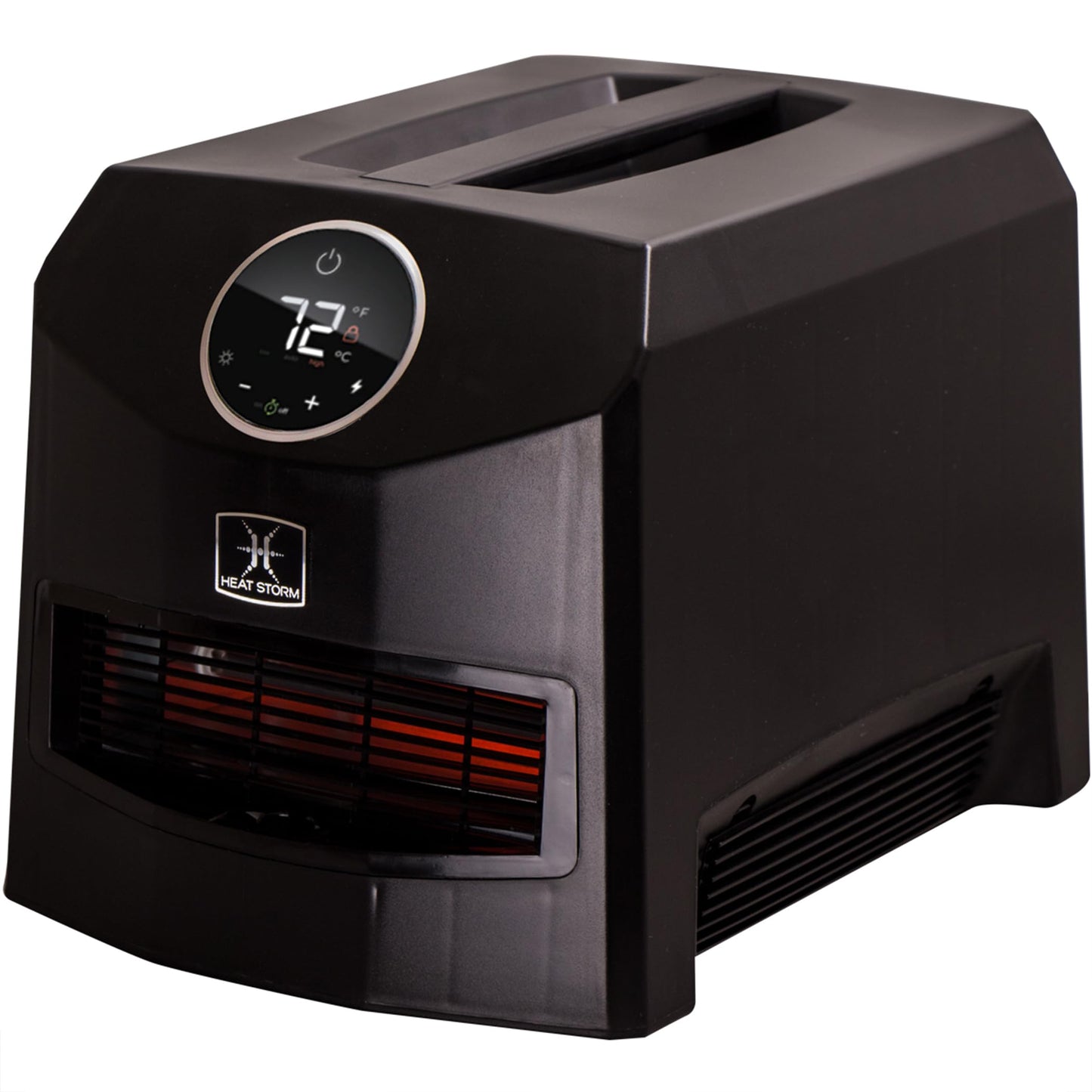 Heat Storm Mojave Indoor Ultra Lightweight Portable Infrared Space Heater - 1500 Watts - Built in Thermostat & Overheat Sensor - Remote Control