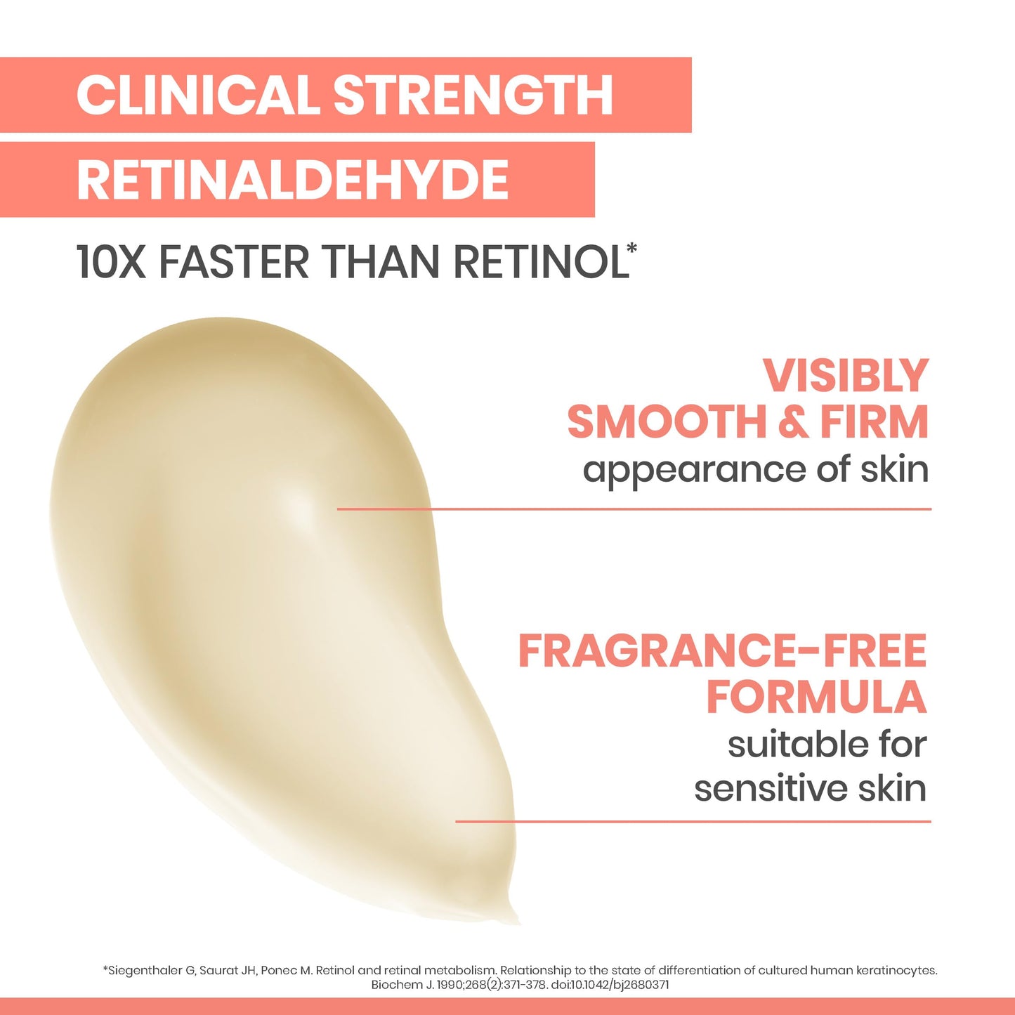 Avne Retrinal EYES Advanced 3-In-1 Eye Cream, Retinal eye cream, Powered by Retinaldehyde & Hyaluronic Acid, Helps smooth wrinkl