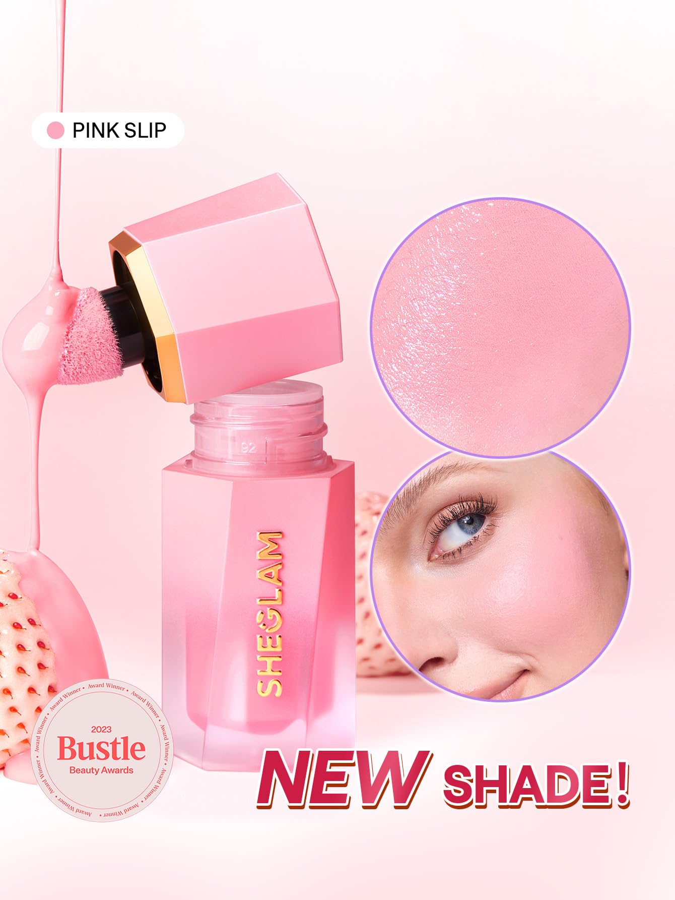 SHEGLAM Color Bloom Liquid Blush-Pink Slip