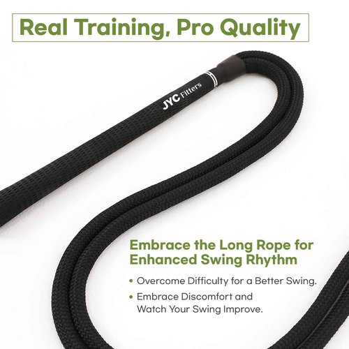 JYC Fitters Golf Swing Training Aid - Premium Rope Trainer Equipment (RopeSwing)