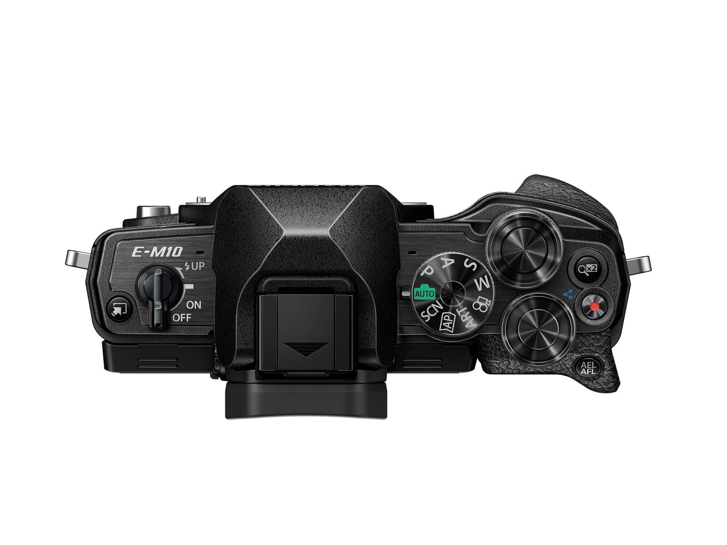 OM SYSTEM Olympus E-M10 Mark IV Black Micro Four Thirds System Camera 20MP Sensor 5-Axis Image Stabilization 4K Video Wi-Fi