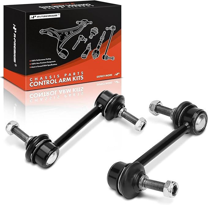 A-Premium 2 x Rear Sway Bar Links Stabilizer Bar Links, Compatible with Ford Flex 2009 & Lincoln MKS 2009, MKT 2010