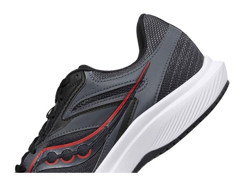Saucony Men's Cohesion 17, Shadow/Black, 9.5