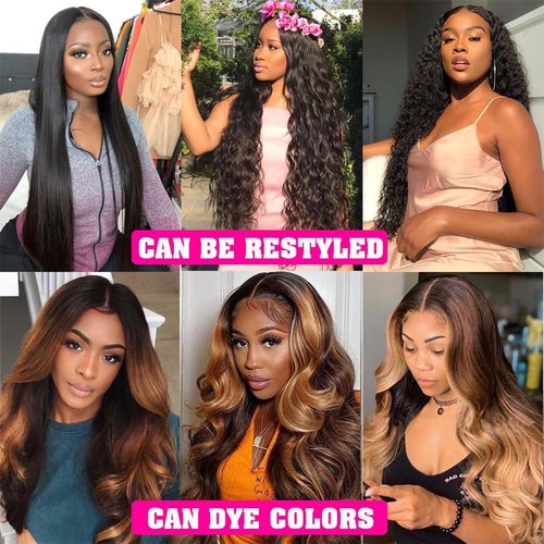 13x4 Body Wave Lace Front Wigs Human Hair for Women Pre Plucked 22 Inch with Baby Hair 13x4 HD Transparent Lace Front Wigs 180% Density Brazilian Virgin Human Hair Wigs