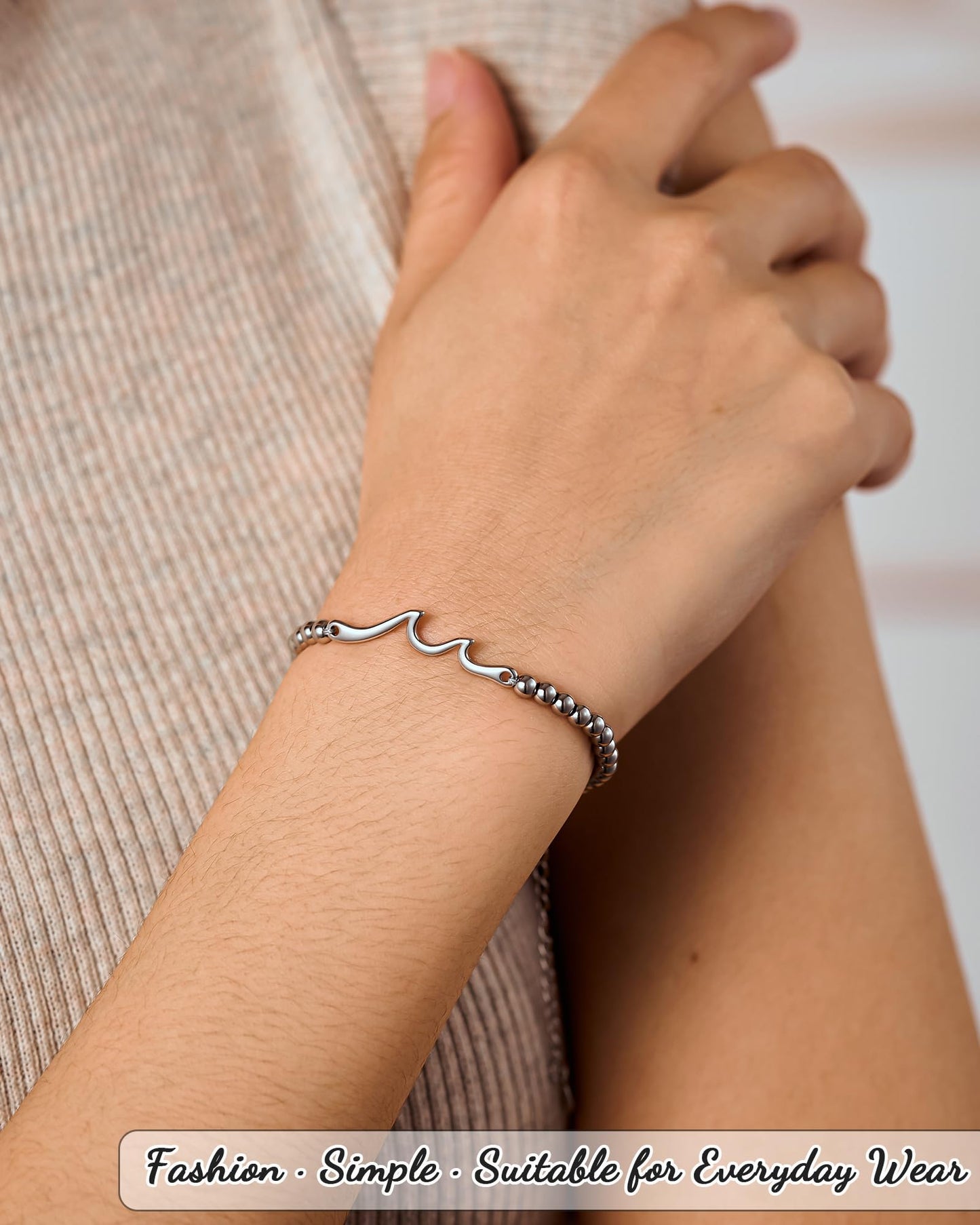 Tarsus Birthday Gifts for Women Unique, Birthday Decorations Gifts Ideas for Her Wave Bracelet Daughter Best Friend Sister 16th 18th 21st 30th 40th 50th 60th 65th 70th 75th 80th