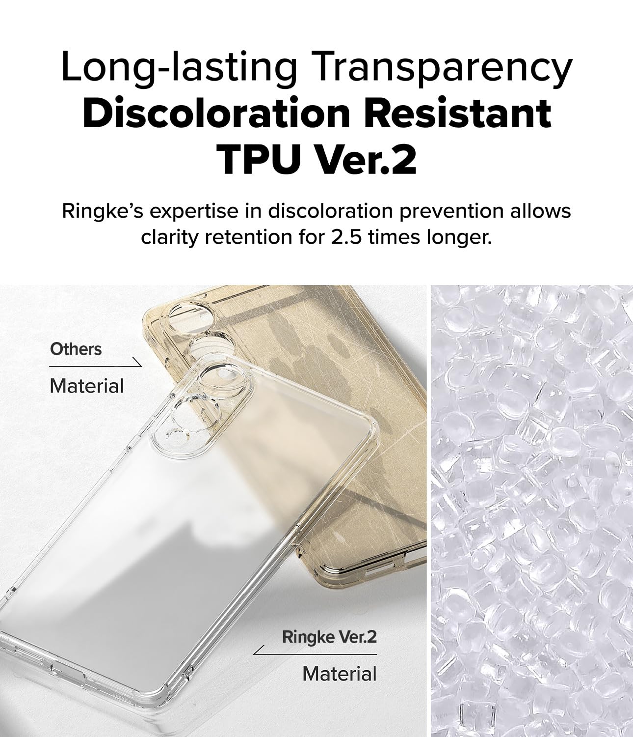 Ringke Fusion [Oil & Dirt Resistant] Compatible With Samsung Galaxy S25 Edge Case, Slim Phone Cover For Women, Men, Anti-Fingerp