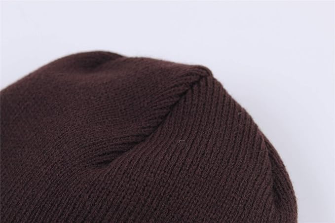 Connectyle Men's Knit Winter Hat with Ear Flaps Fleece Lined Beanie Warm Knitted Skull Cap Beanies Watch Hat