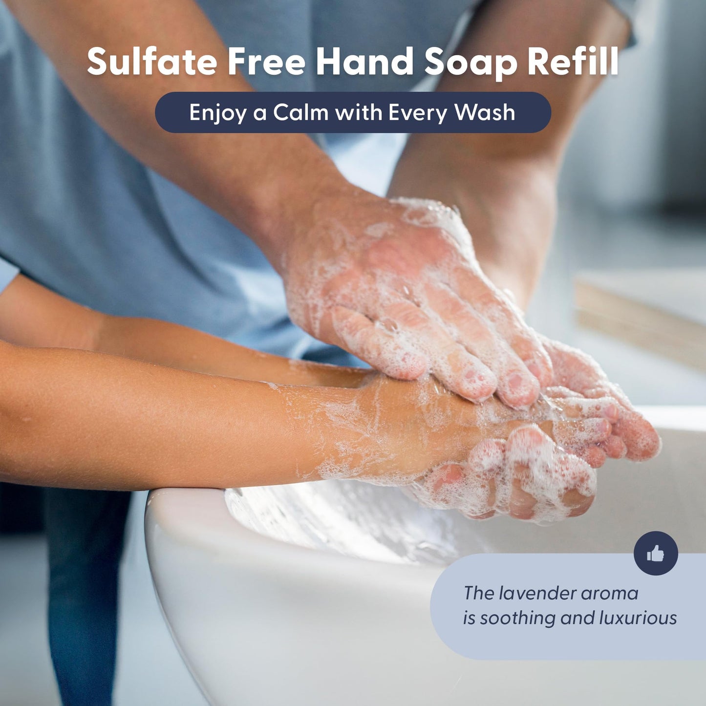 MAISONOVO Hand Soap Refills - Natural Hand Soap Refill Made in USA - Gentle Non Toxic Liquid Soap Good for All Skin Types - Unsc